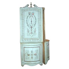 Pair Of Classical Style Corner Cabinets