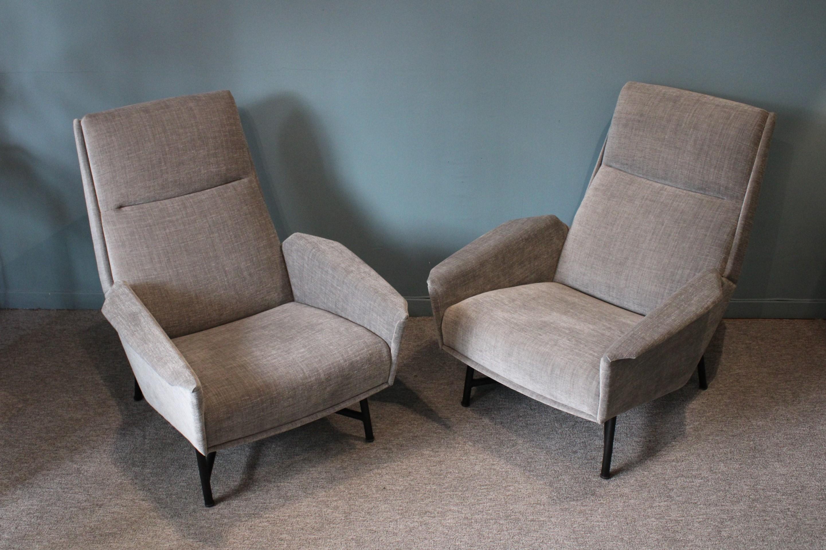 Pair of Claude Delor Armchairs 4