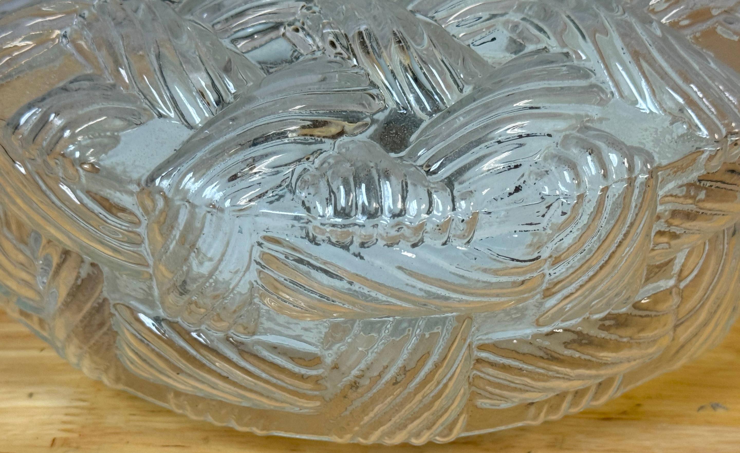 Pareja de cristal de Murano transparente  Lámparas de pie/ Colgantes 