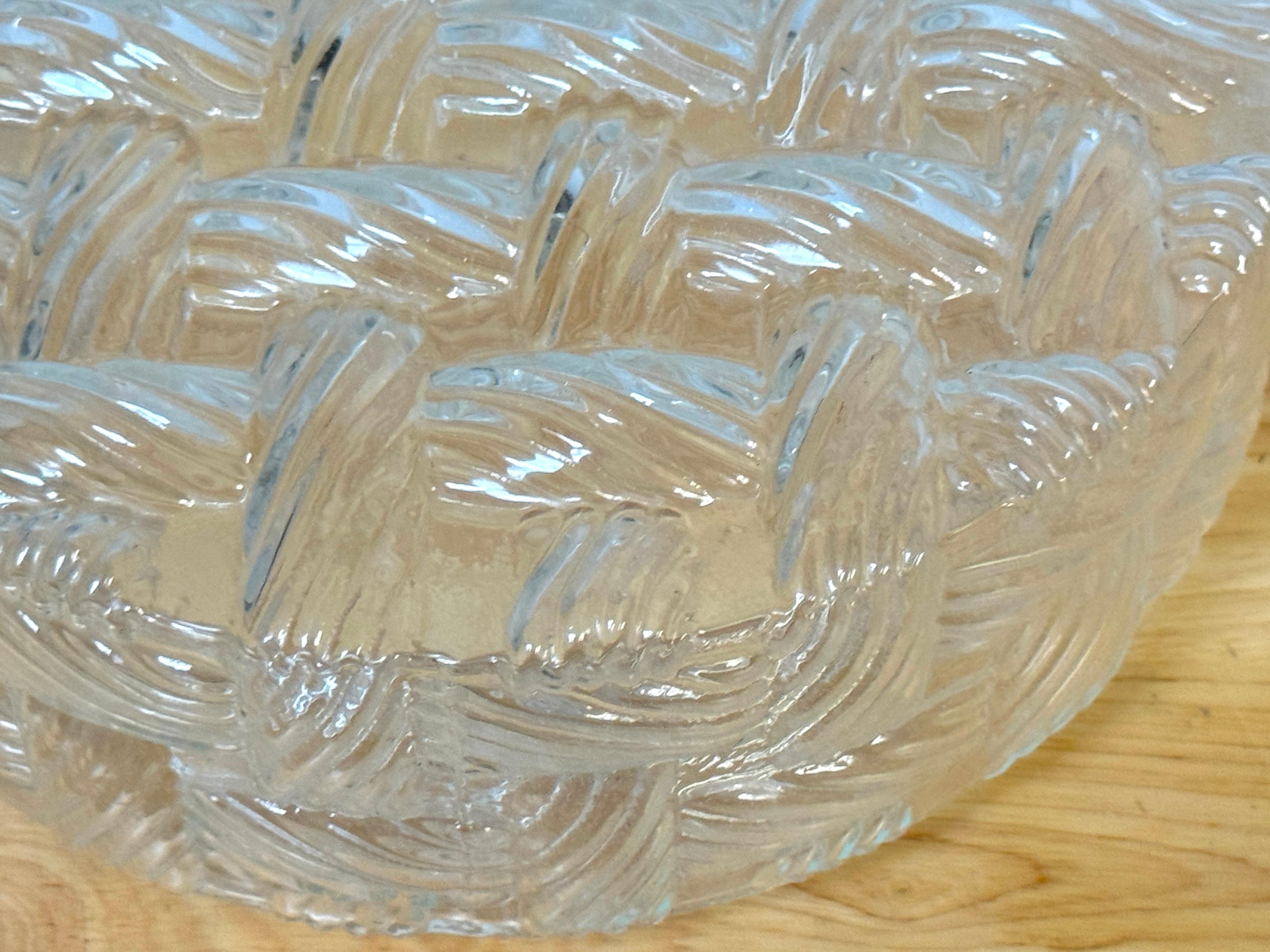 Pareja de cristal de Murano transparente  Lámparas de pie/ Colgantes 
