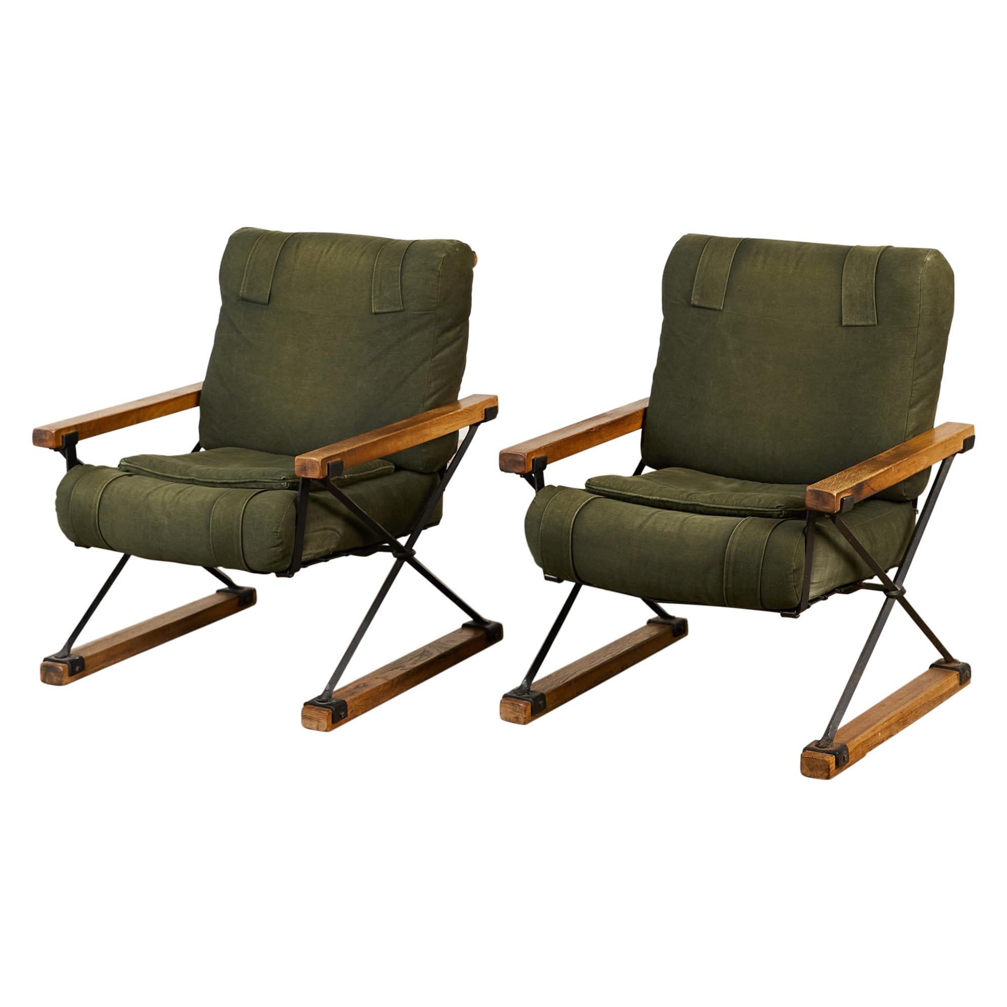 Pair of Cleo Baldon Lounge Chairs for Terra