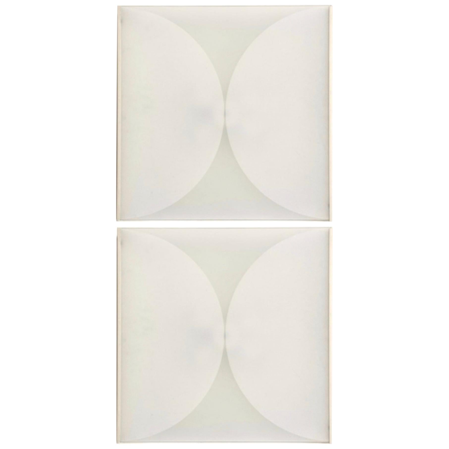 Pair of Postmodern Wall Lights Clessidra by Bobo Piccoli for Fontana Arte, Italy For Sale