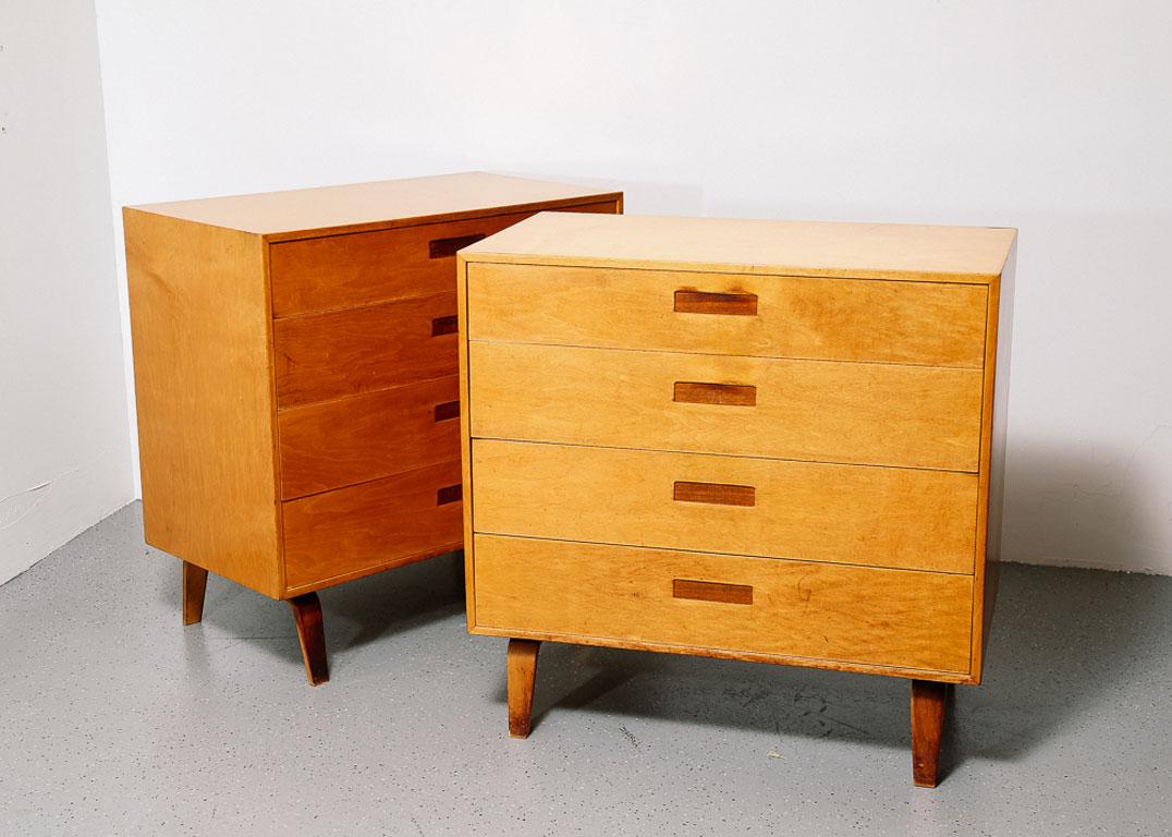Wood Pair of Clifford Pascoe Chest of Drawers
