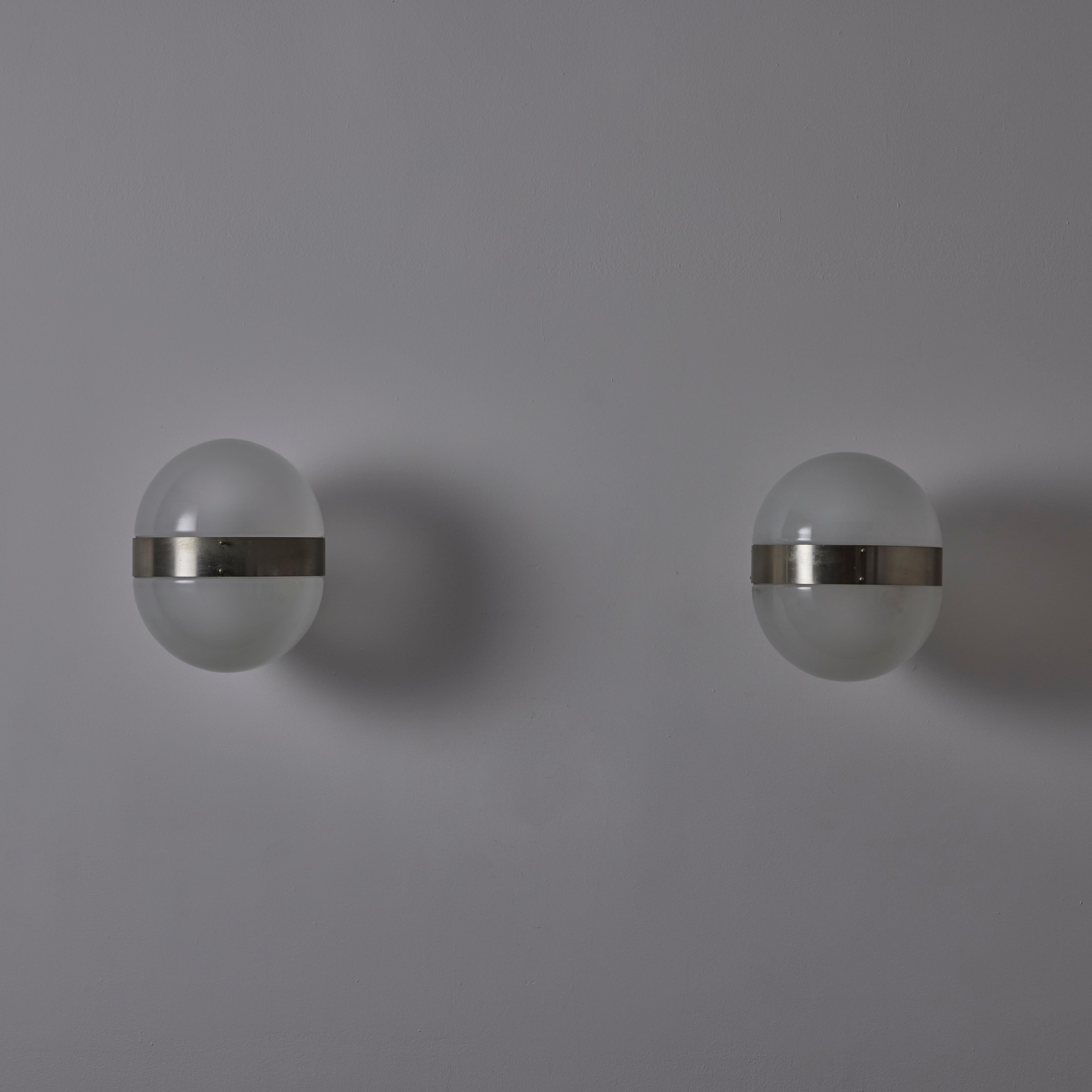 Pair of Clio Flush Mounts by Sergio Mazza for Artemide 7