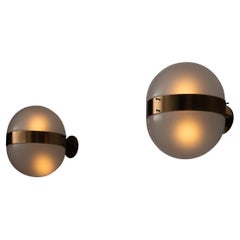 Coppia di montature da incasso Clio di Sergio Mazza per Artemide