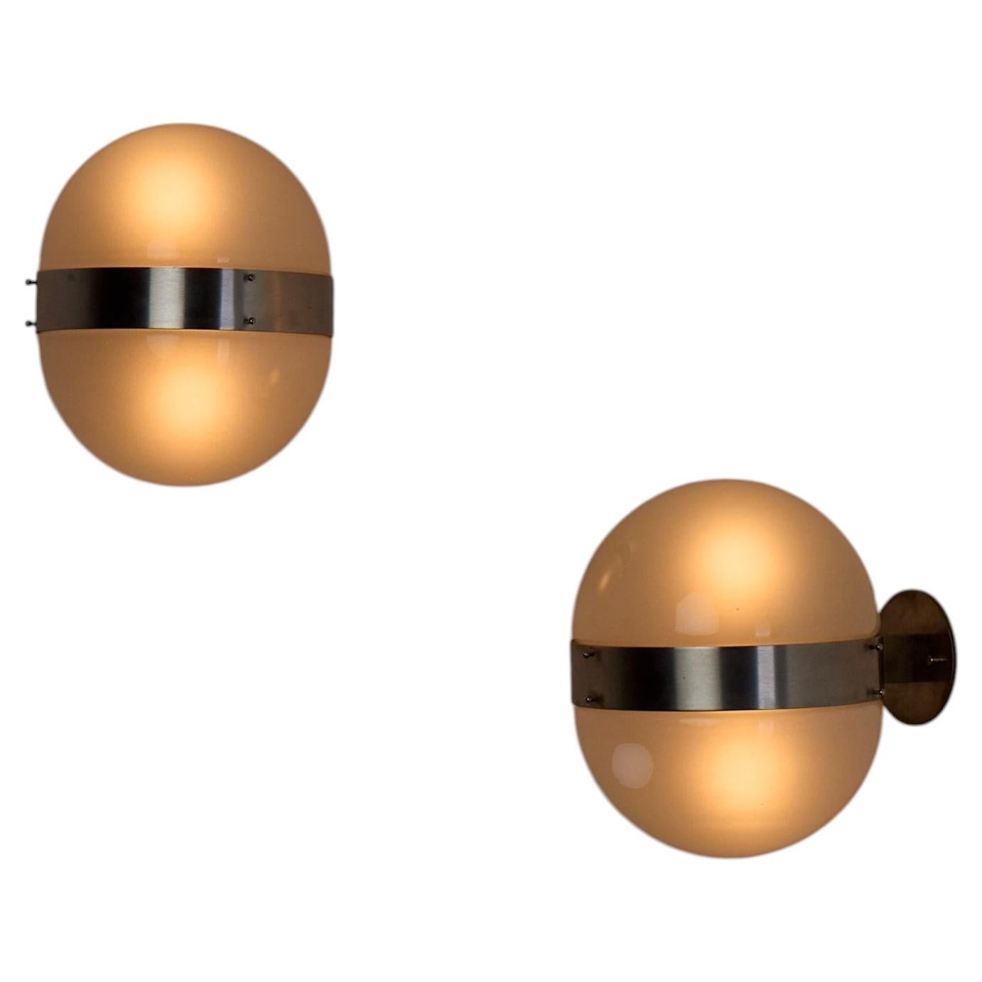 Pair of 'Clio' Sconces by Sergio Mazza for Artemide