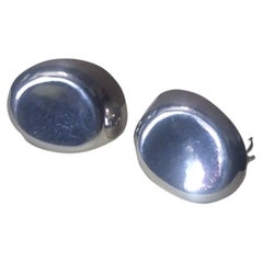 Pair of Clip on Mexican .925 Silver Earrings