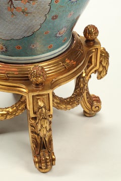 Pair of Cloisonné Over Porcelain Vases, Chinese
