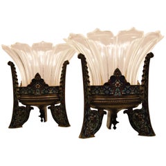 Pair of Cloisonné Vases, French, circa 1880