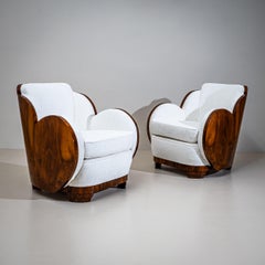 Pair of Cloud Lounge Chairs by Harry and Lou Epstein, United Kingdom, 1920s