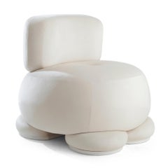 Pair of Cloud Lounge Chairs by Melis Tatlicibasi