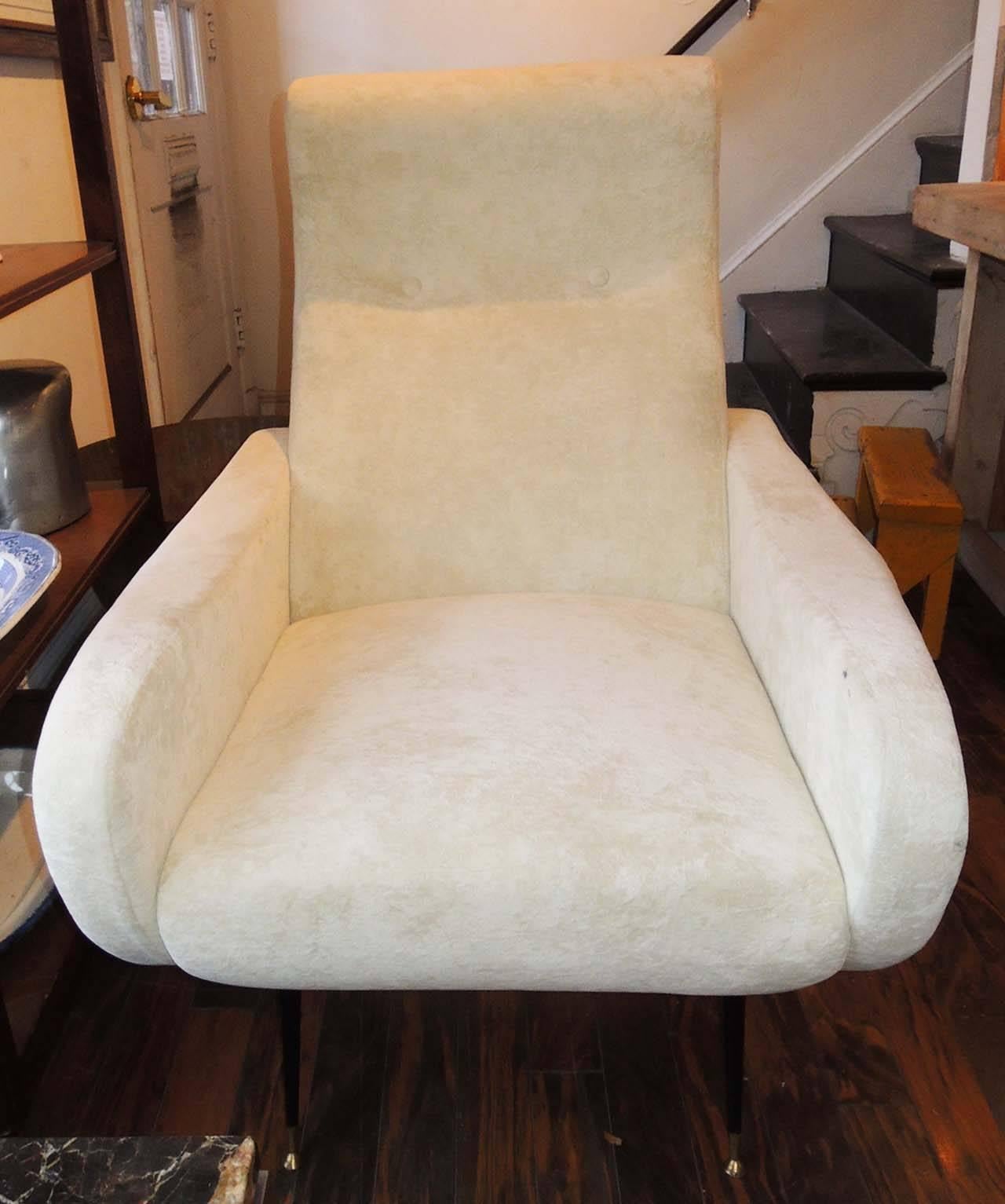 Mid-20th Century Pair of Cloud Lounge Chairs Marco Zanuso Style
