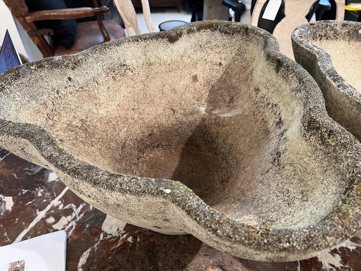Paire de jardinières en trèfle (ou en trèfle) État moyen - En vente à New Orleans, LA