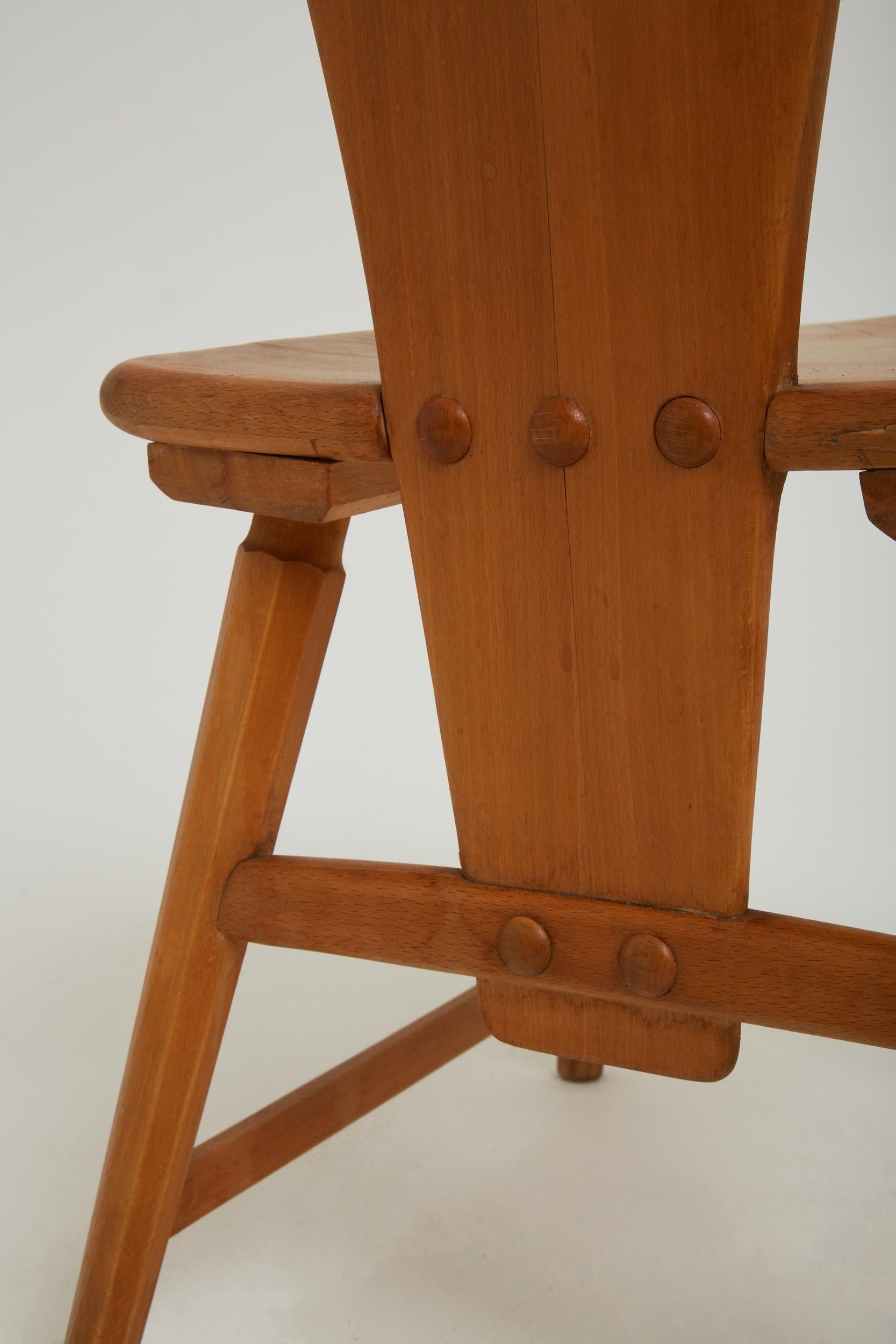 Pair of Cloverleaf Chairs by Möbel Simmen, 1937 5