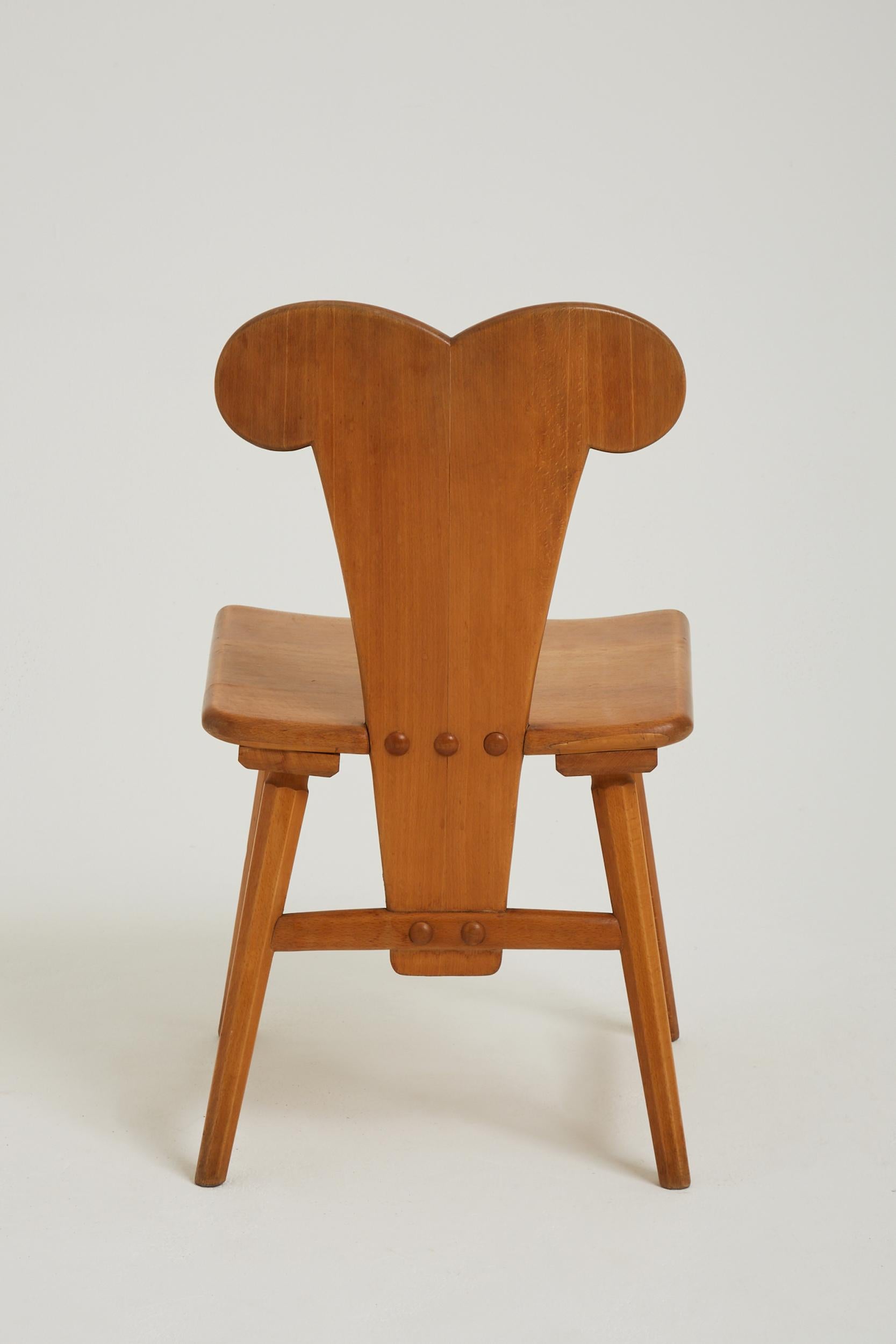 20th Century Pair of Cloverleaf Chairs by Möbel Simmen, 1937