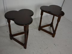 Pair of Cloverleaf Side Tables