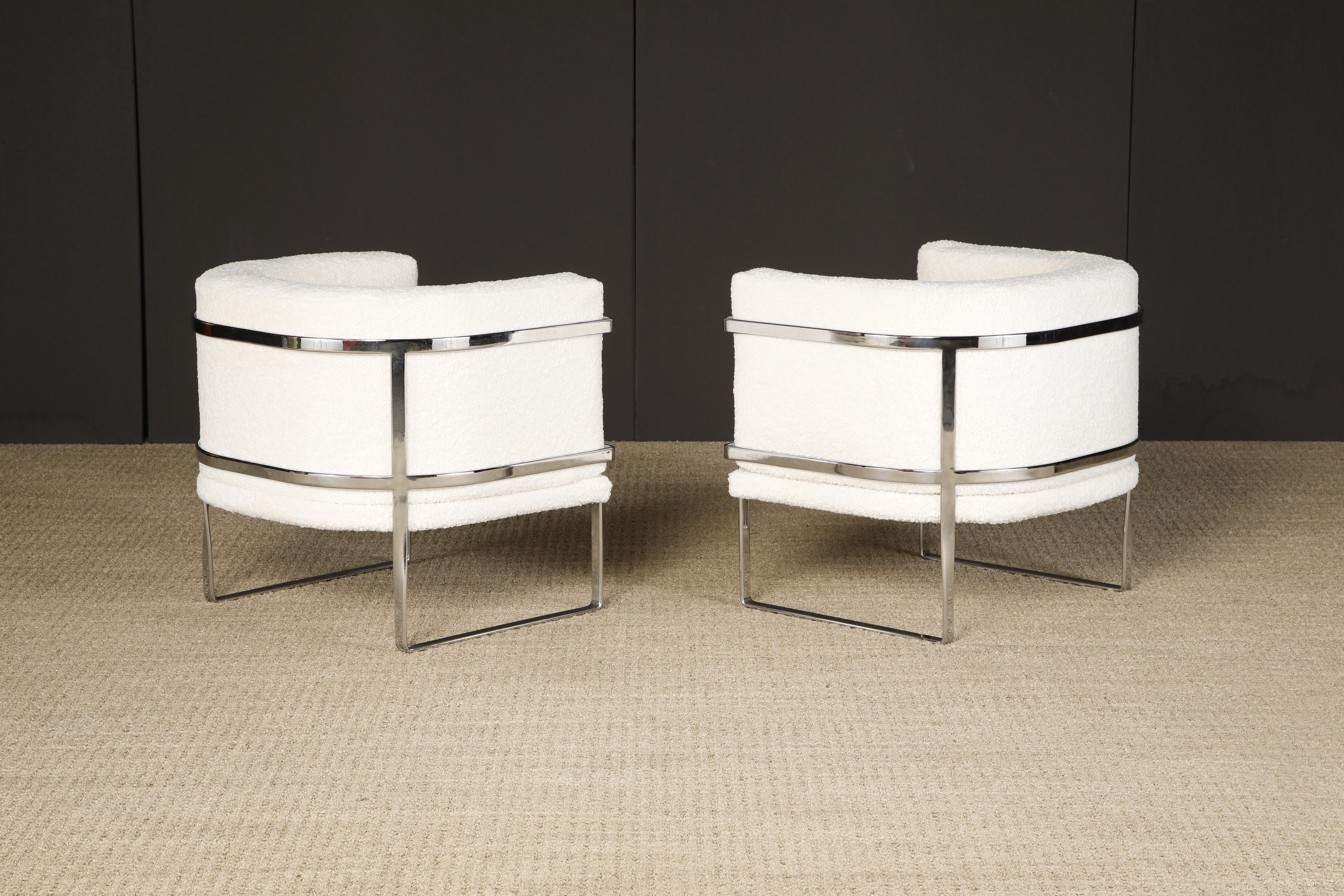 Late 20th Century Pair of Club Chairs by Claudio Salocchi for Sormani Italy, c 1970, Signed For Sale