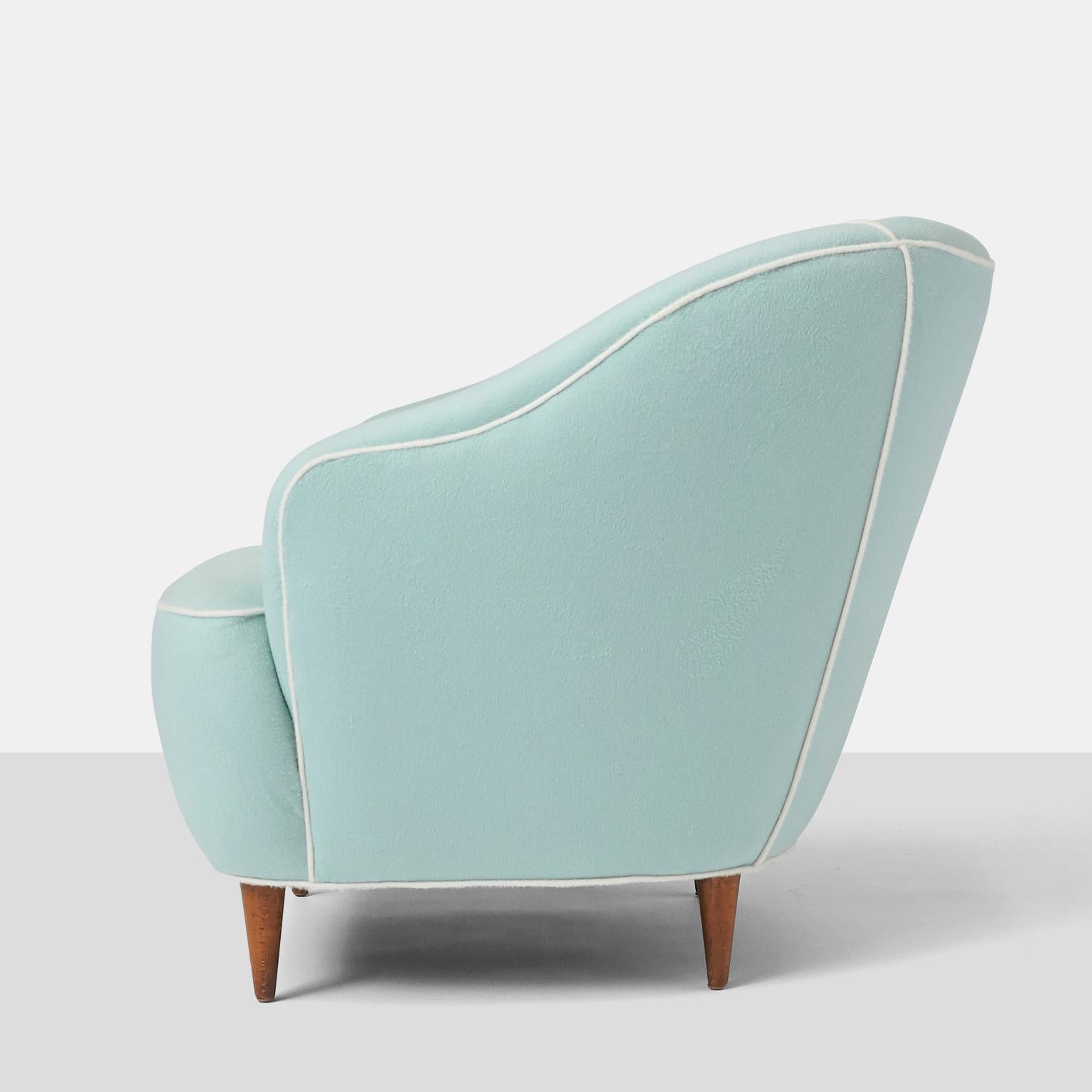 Mid-20th Century Pair of Club Chairs by Gio Ponti for Casa Giardino