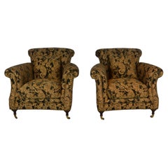 Pair of Club Chairs by Henredon