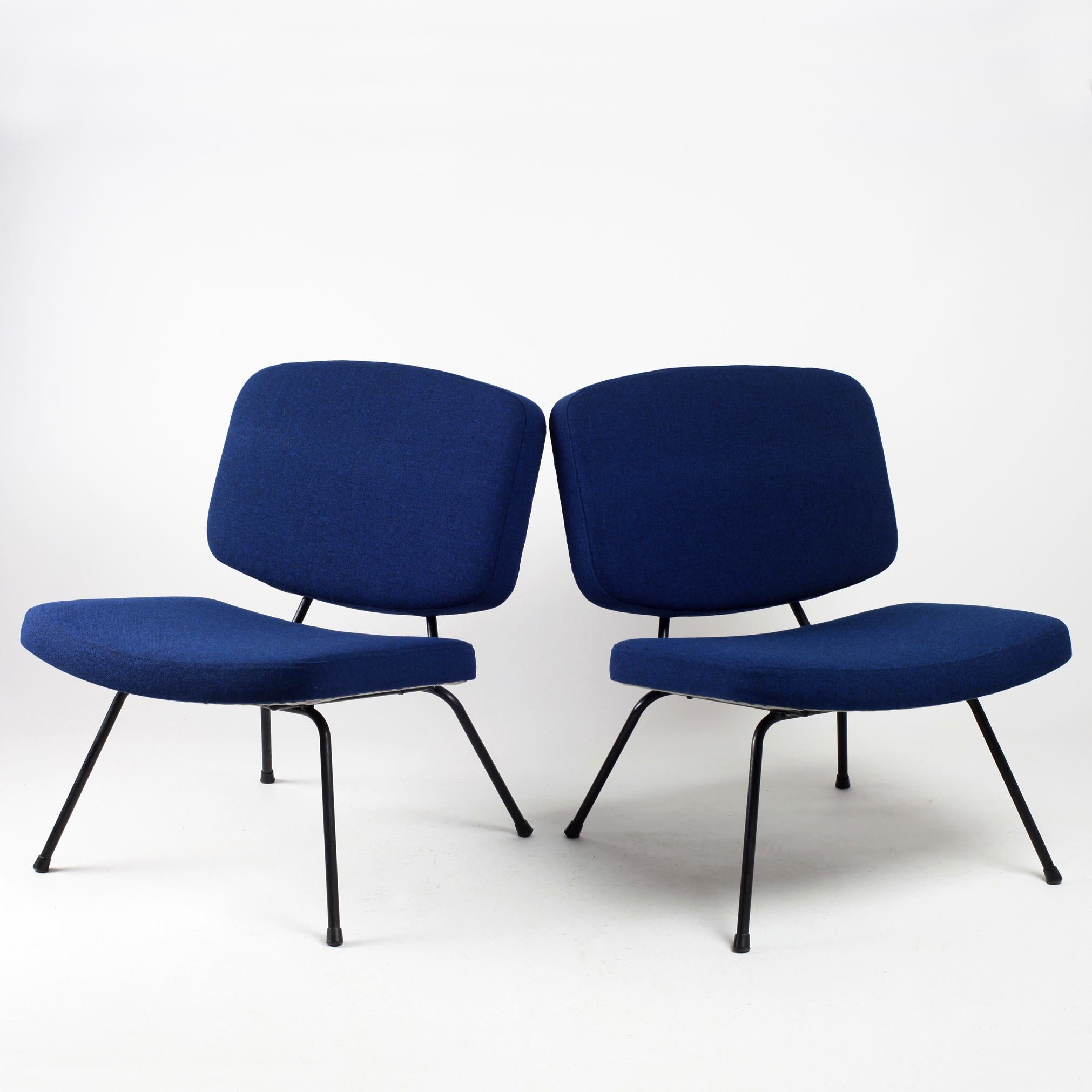 Mid-Century Modern Pair of CM 190 Low Chair by Pierre Paulin for Thonet