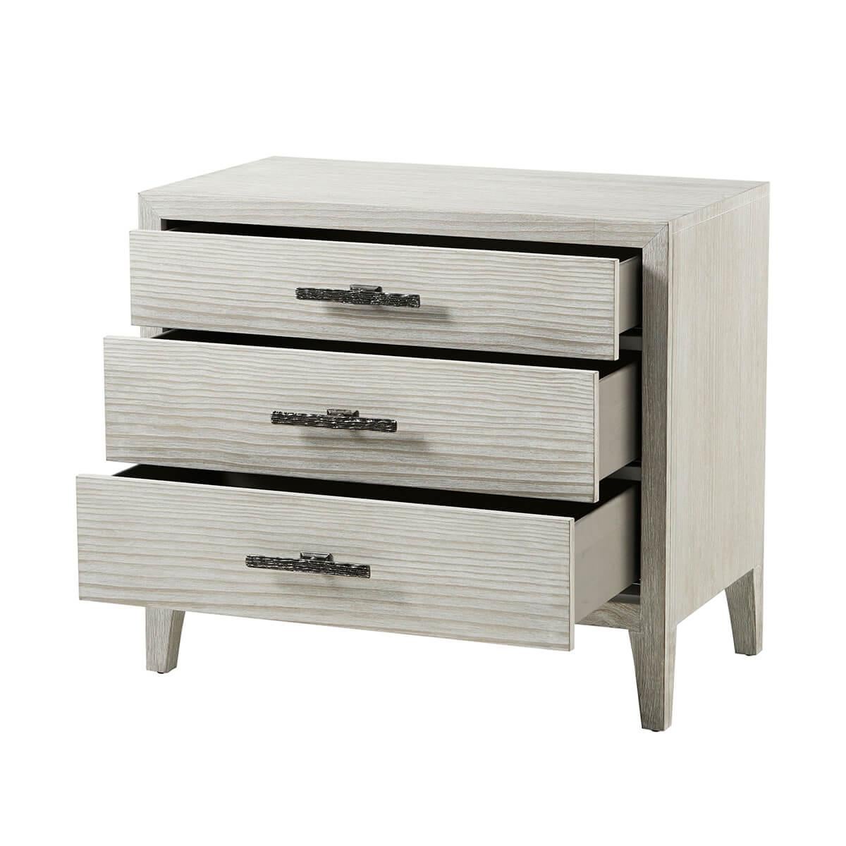 Vietnamese Pair of Coastal Breeze Nightstands For Sale