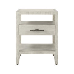 Pair of Coastal One Drawer Nightstands