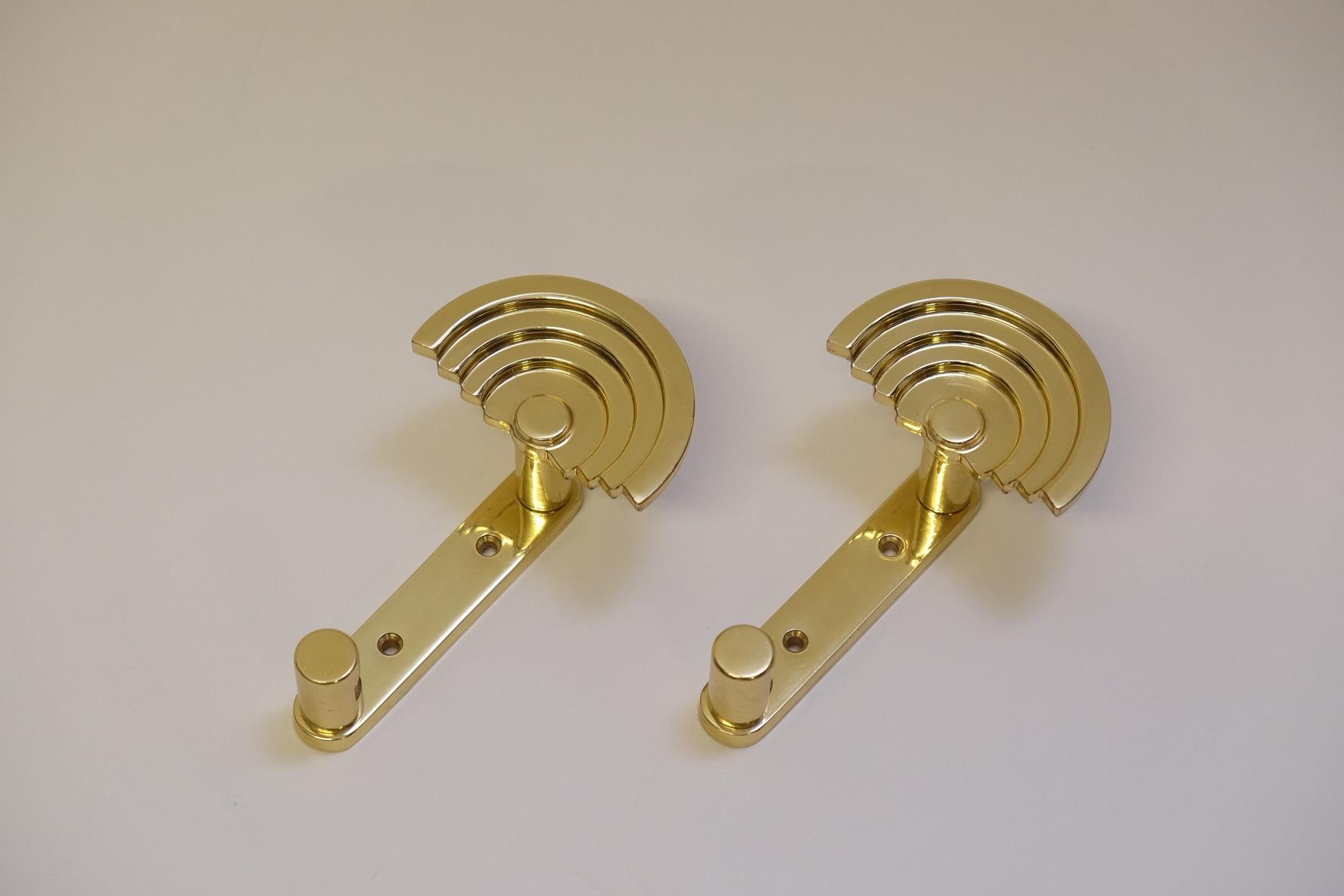 Other Pair of Coat Hooks by Ettorre Sottsass Model SE 314, Italy, 1980s For Sale