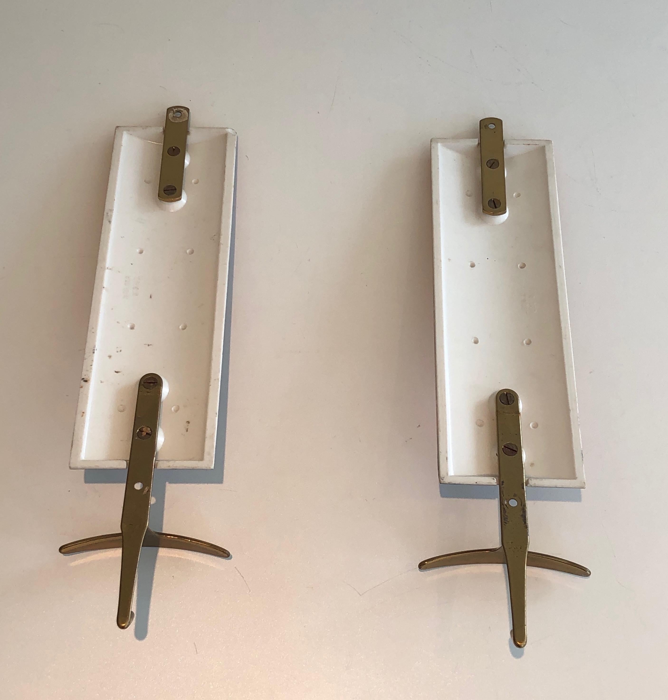 Pair of Coat Hooks Representative Characters from Comedia Del Arte in the Taste  For Sale 2
