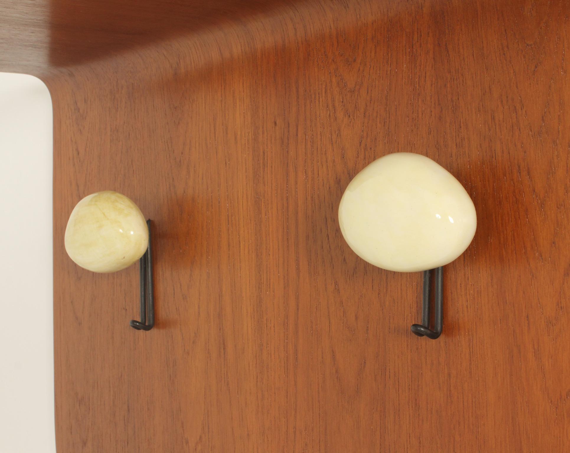 Pair of Coat Racks by Franco Campo and Carlo Graffi for Home, Italy, 1950's  For Sale 2