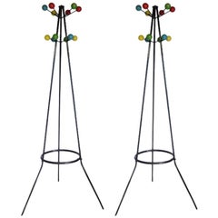 Used pair of coat stands