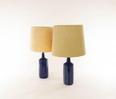 Pair of Cobalt Blue DL/30 Table Lamps by Linnemann-Schmidt for Palshus, 1960s