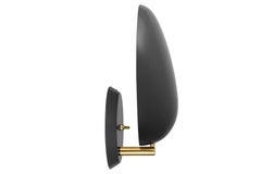 Pair of Cobra Wall Lamps, Hard Wired, Black