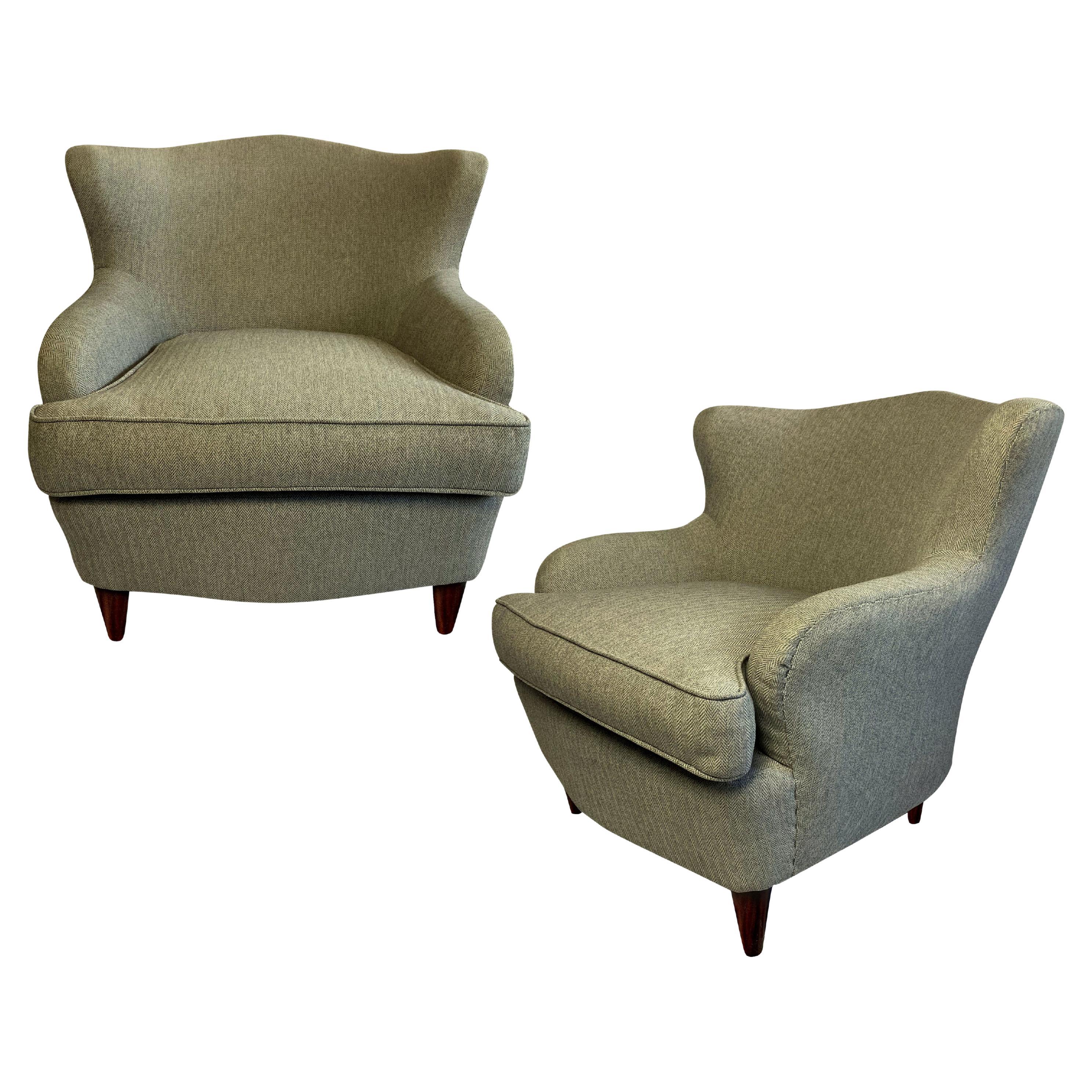 Pair of Cocktail Chairs by ISA