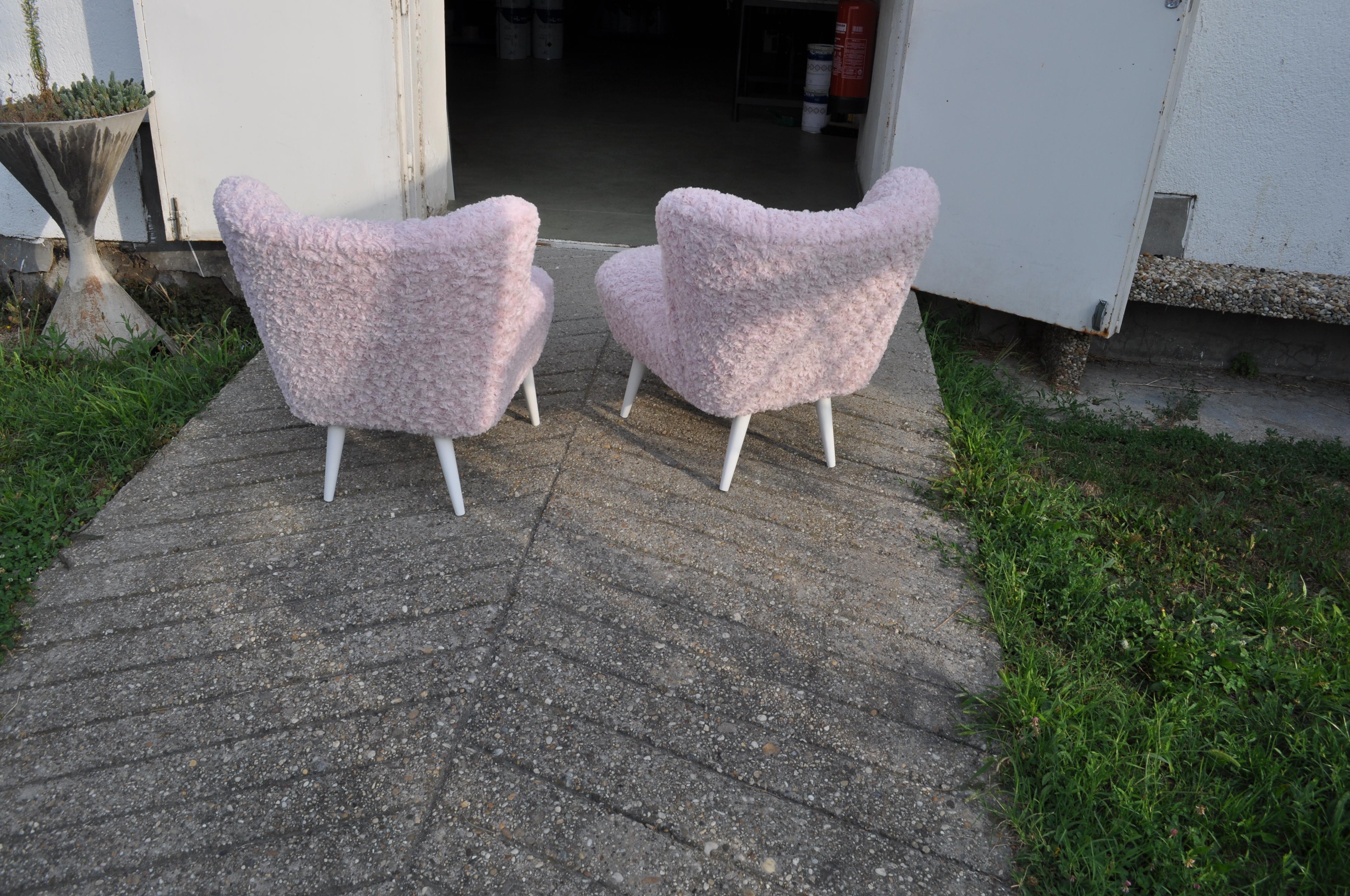 pink cocktail chair