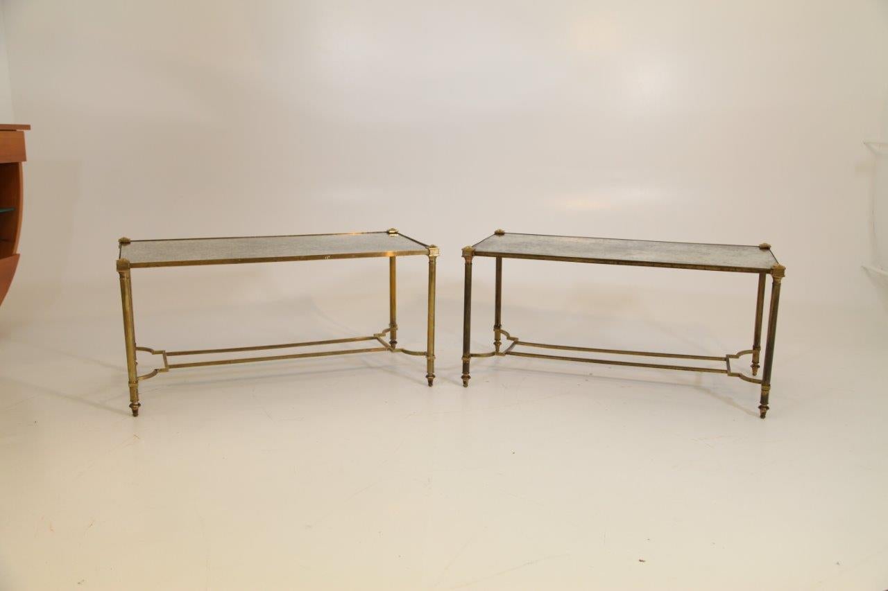 Pair of Cocktail Tables Attributed to Maison Jansen 1