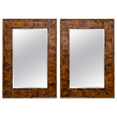 Pair of Pen Shell Mirrors by Maitland Smith