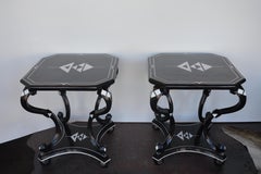 Pair of Coconut Side Tables