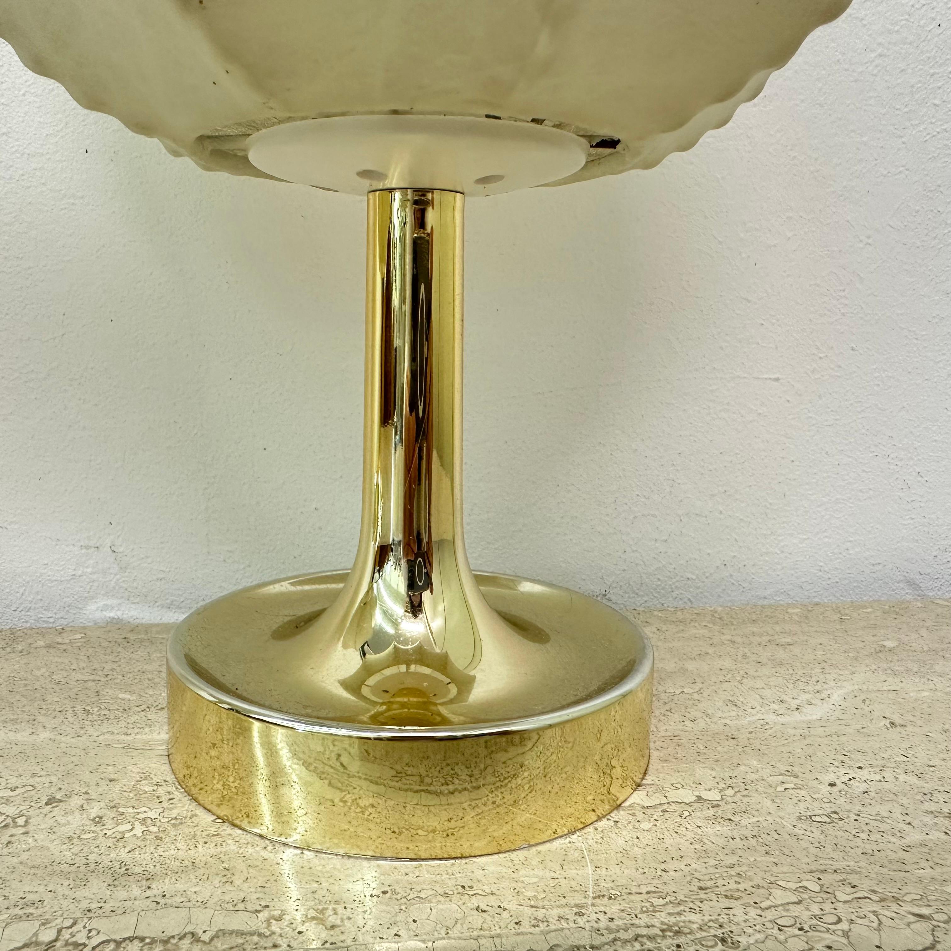 Paar Cocoon Tischlampen von Alfred Wauer für Goldkant, 1960er Jahre 8