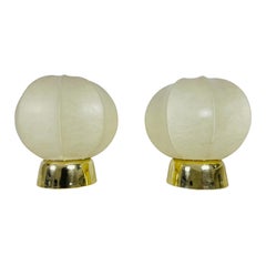 Pair of Cocoon Table Lamps, 1960s