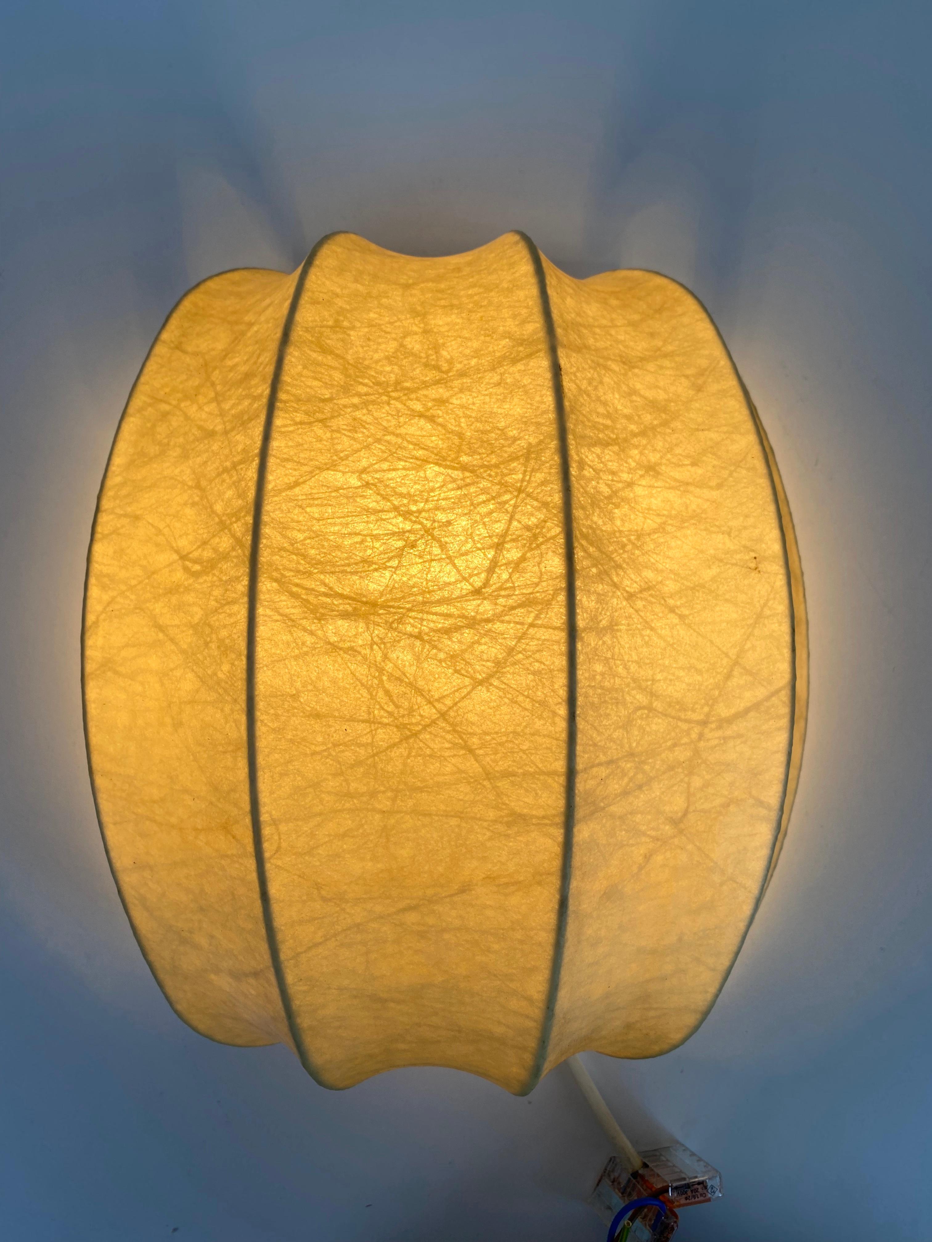 Pair of Cocoon Wall Lamps, 1960s 6