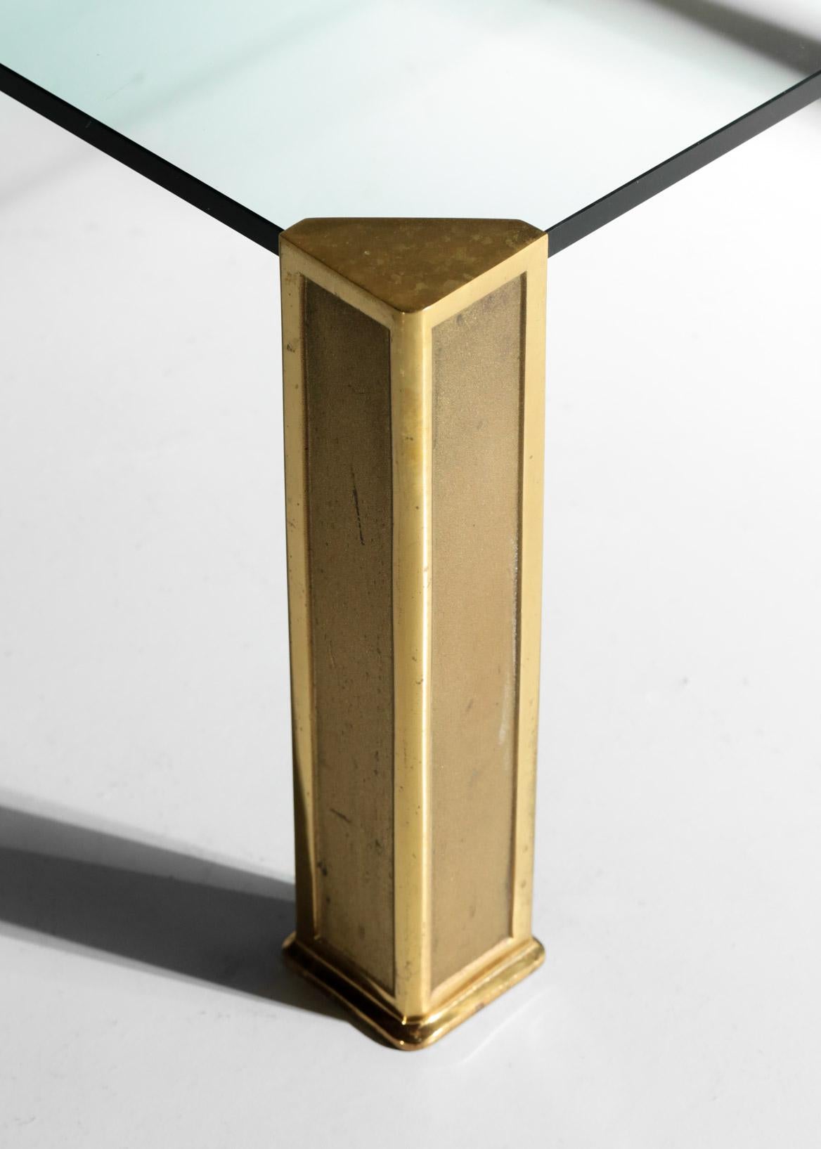 Paar Couchtische von Ppeter Ghyczy Vergoldete Bronze 1960er Jahre Vintage:: Holland im Angebot 7