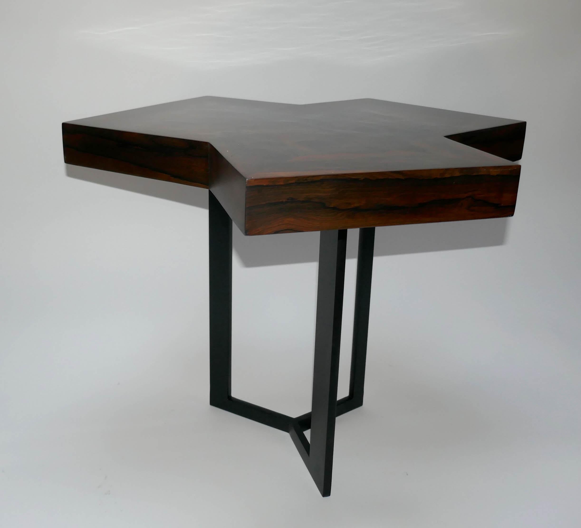 Marqueterie Paire de tables basses « Cubes » en marqueterie d'Aymeric Lefort en vente