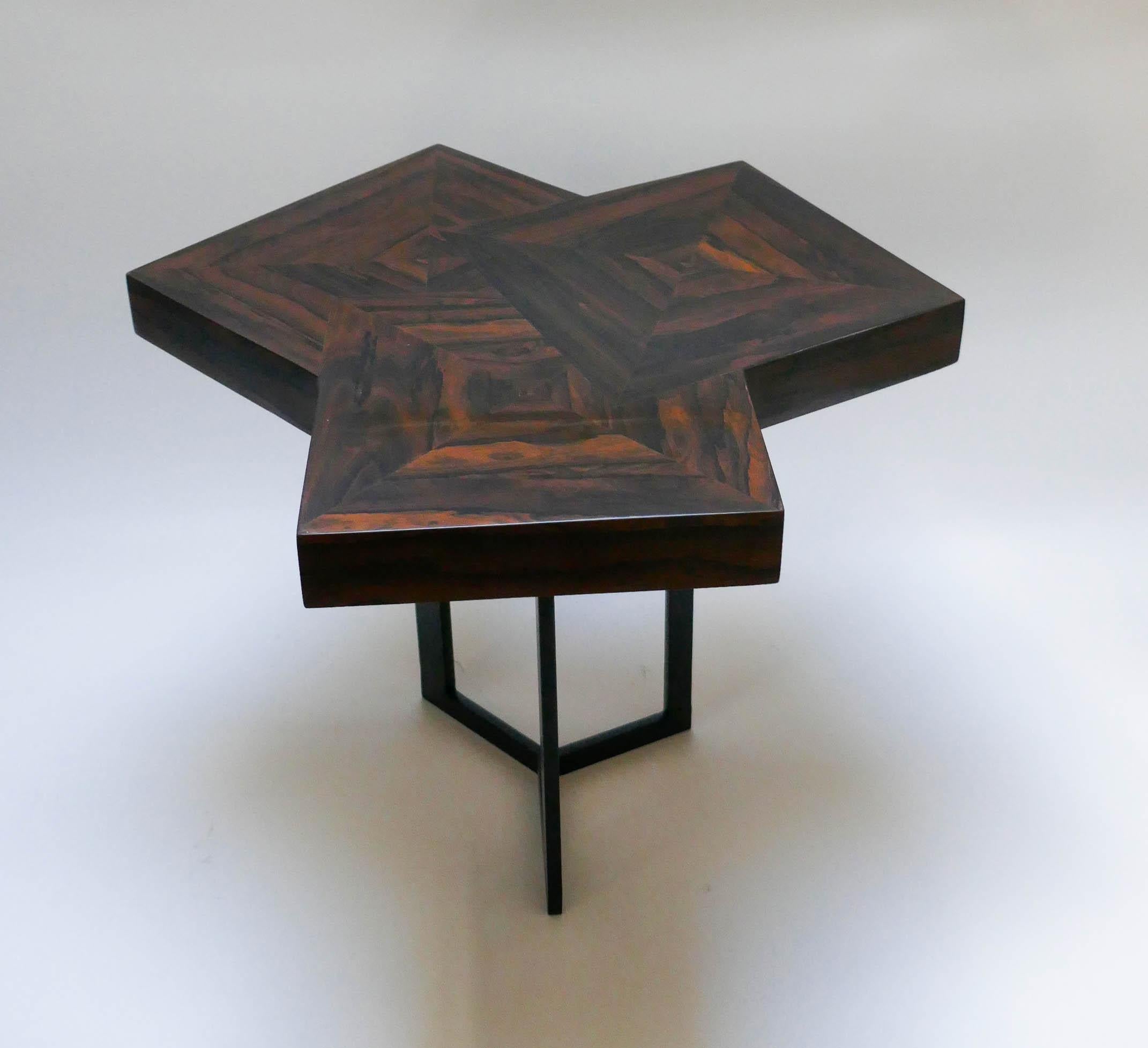Paire de tables basses « Cubes » en marqueterie d'Aymeric Lefort Neuf - En vente à SENLIS, OISE