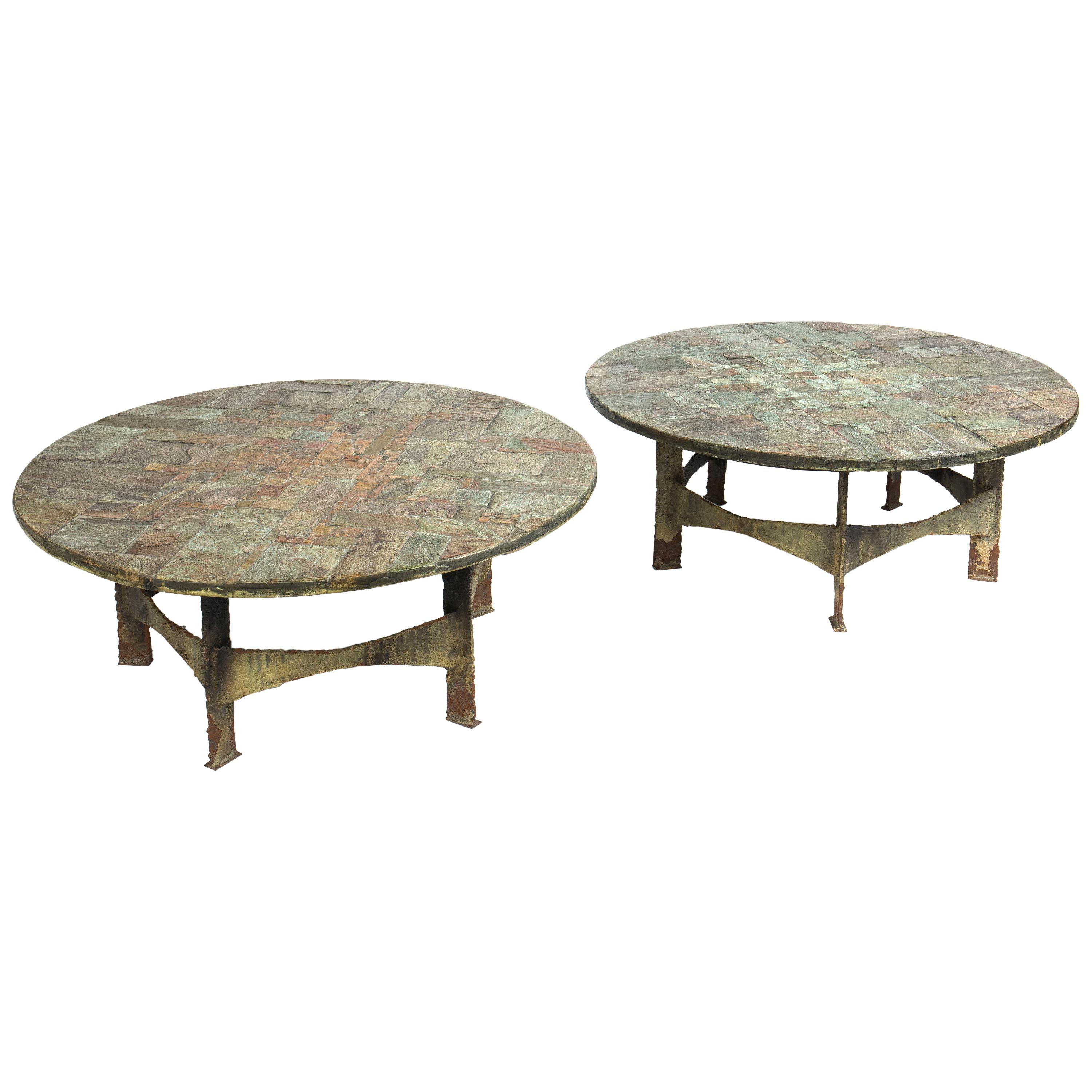 Ceramic Tile Coffee Table By Pia Manu at 1stDibs