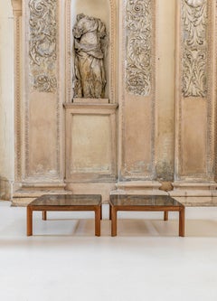 Pair of Coffee Tables by to Angelo Mangiarotti for La Sorgente Dei Mobili
