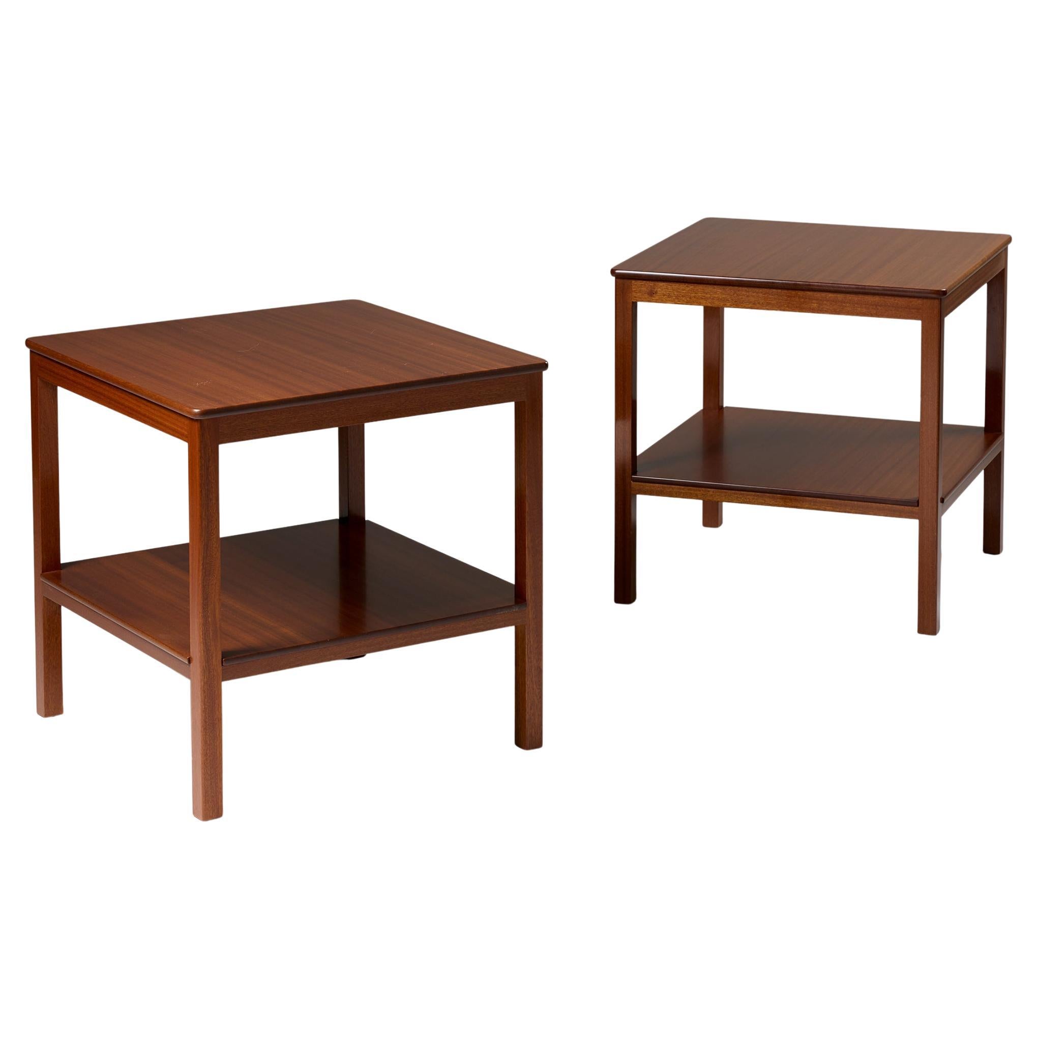 Paire de tables basses, Design/One Danemark, années 1950 en vente