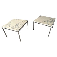 Pair of coffee tables-ends of sofa, by Florence Knoll, Knoll Intl, circa 1960