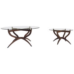 Pair of Coffee Tables Guglielmo Ulrich Inspired