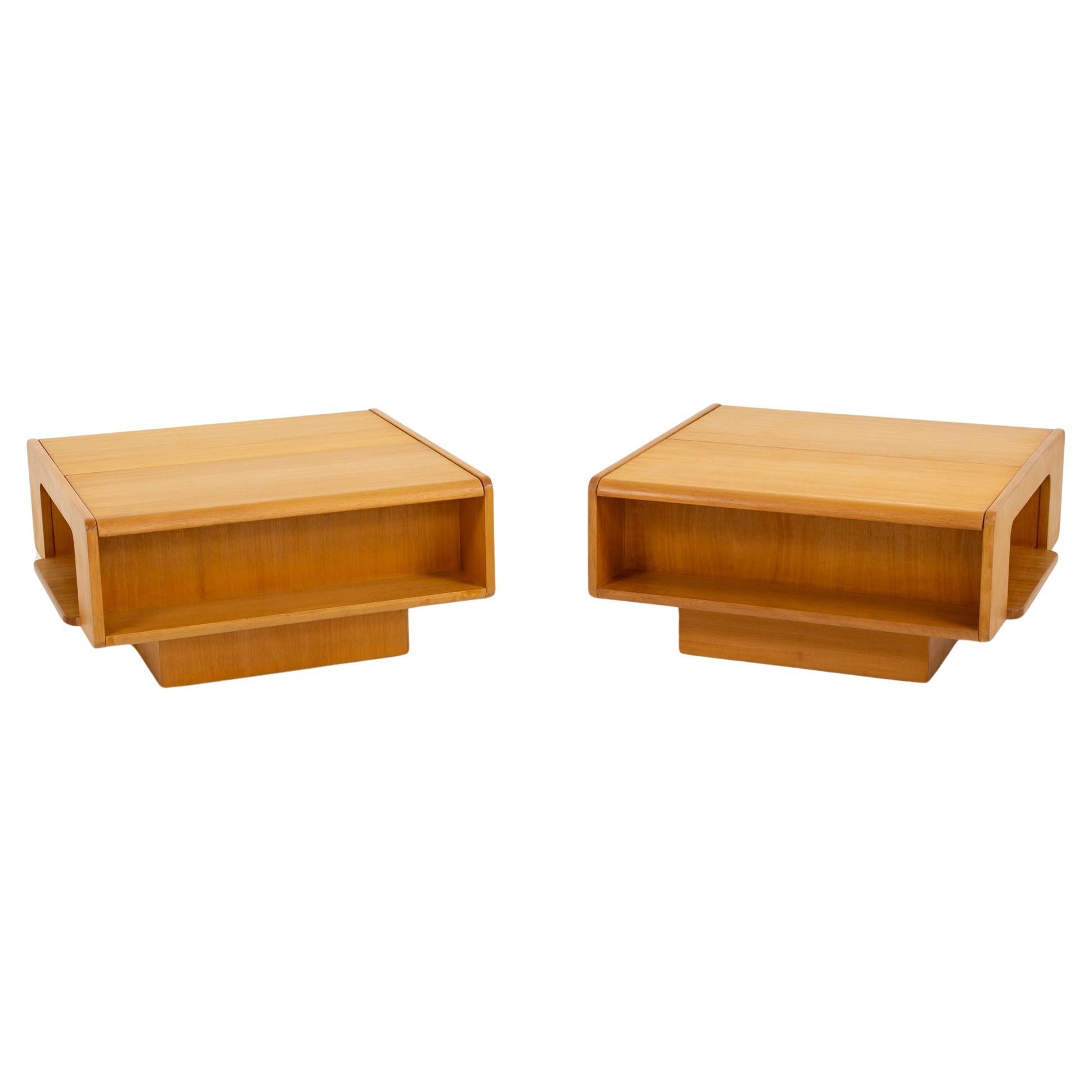 Pair of coffee tables, mid-20th century For Sale