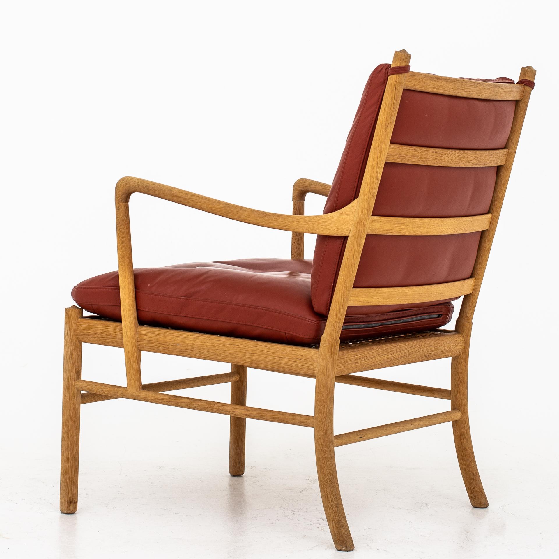 Scandinavian Modern Pair of Colonial Chairs by Ole Wanscher